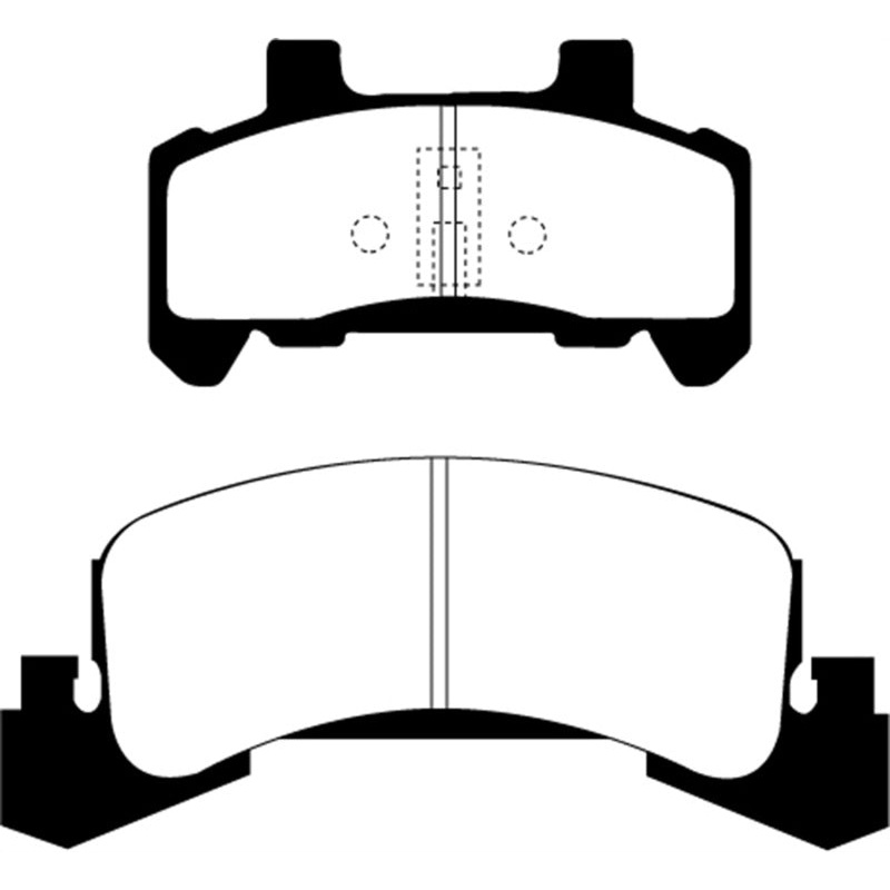 EBC 85-87 Buick Skyhawk 1.8 Turbo Ultimax2 Front Brake Pads