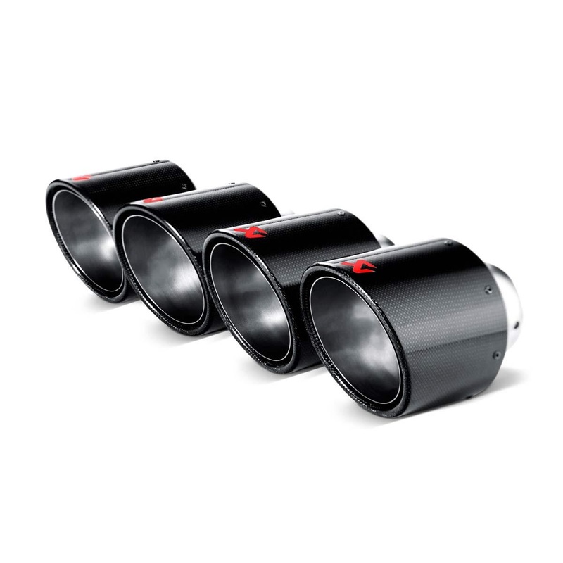 Akrapovic 06-13 Chevrolet Corvette ZO6/ZR1 (C6) Tail Pipe Set (Carbon 115 mm)