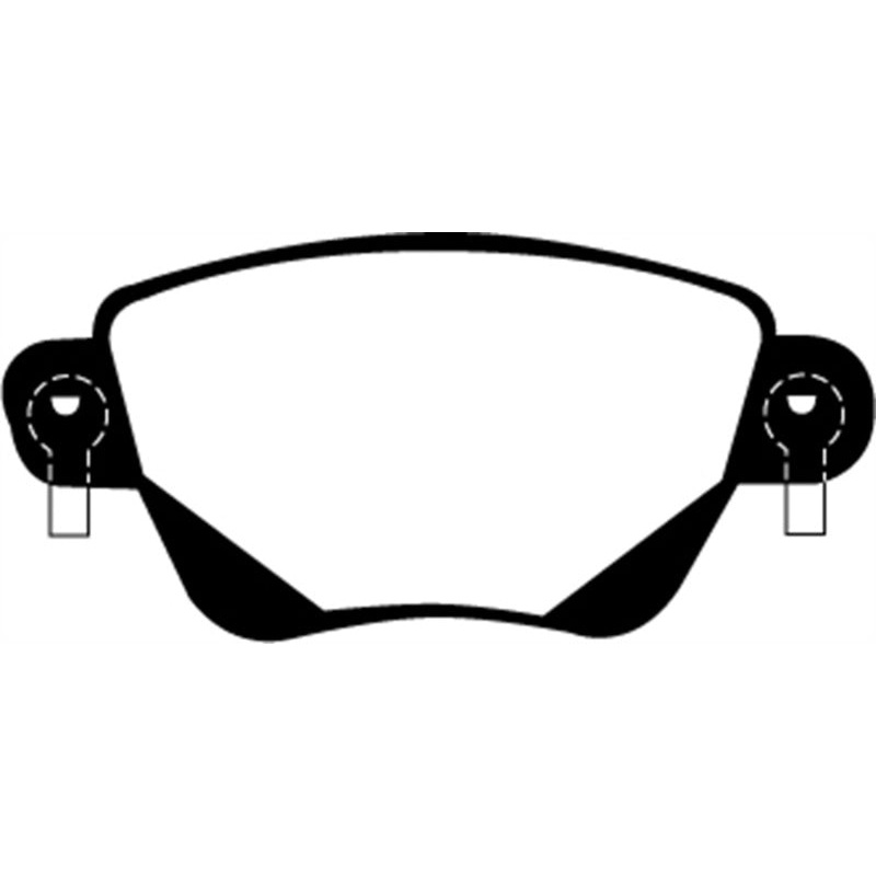 EBC 01-04 Jaguar X-Type 2.5 Yellowstuff Rear Brake Pads