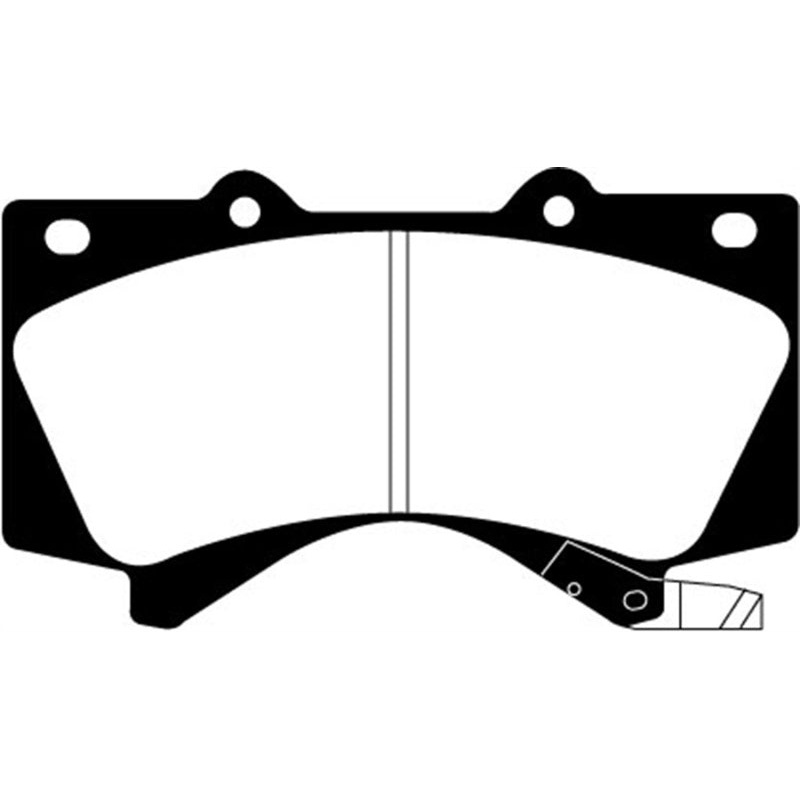 EBC 08+ Lexus LX570 5.7 Greenstuff Front Brake Pads