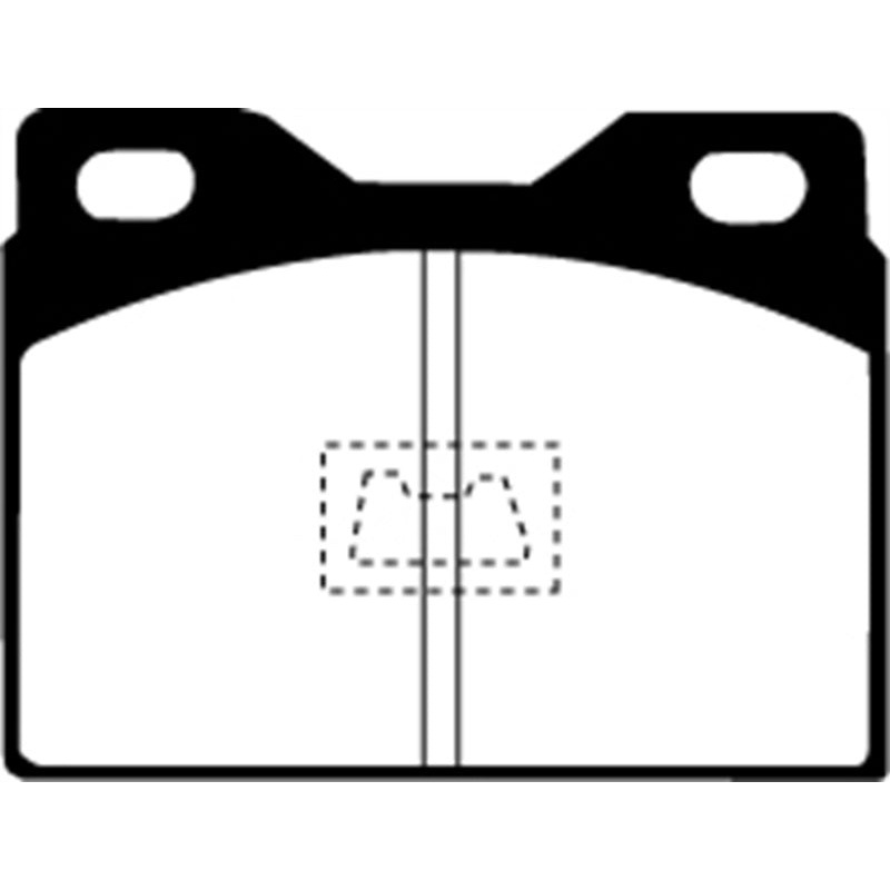 EBC 76-85 Porsche 924 2.0 Redstuff Front Brake Pads