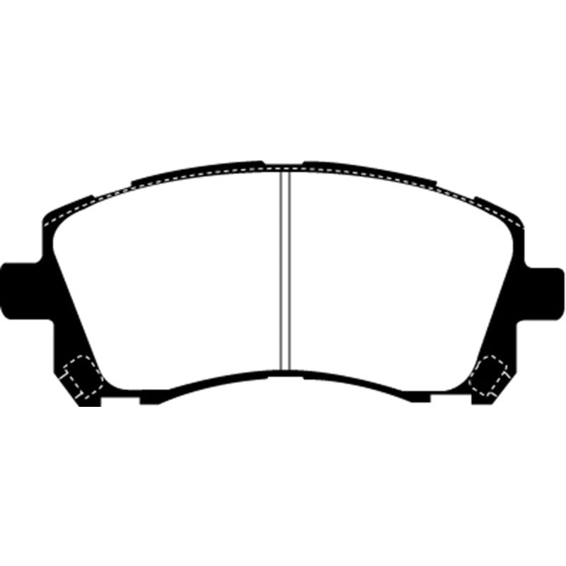 EBC 98-02 Subaru Forester 2.5 Greenstuff Front Brake Pads