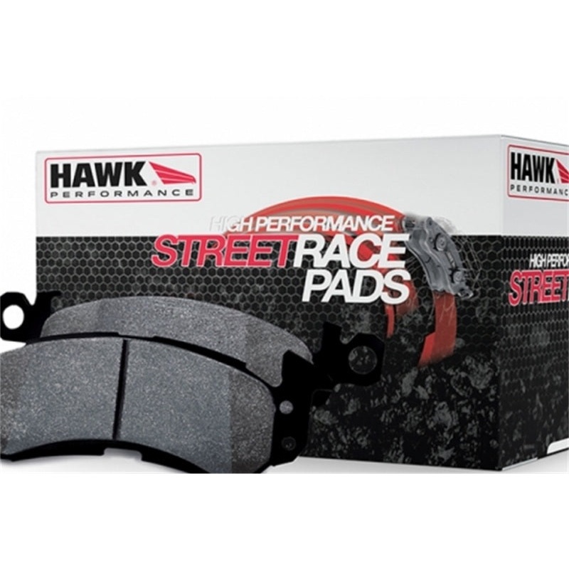 Hawk 08-14 Mitsubishi Lancer Evolution All (1pc Front Rotor) High Perf Street/Race Rear Brake Pads