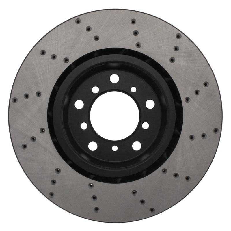 StopTech 01-06 BMW E46 M3 Drilled Left Front Rotor