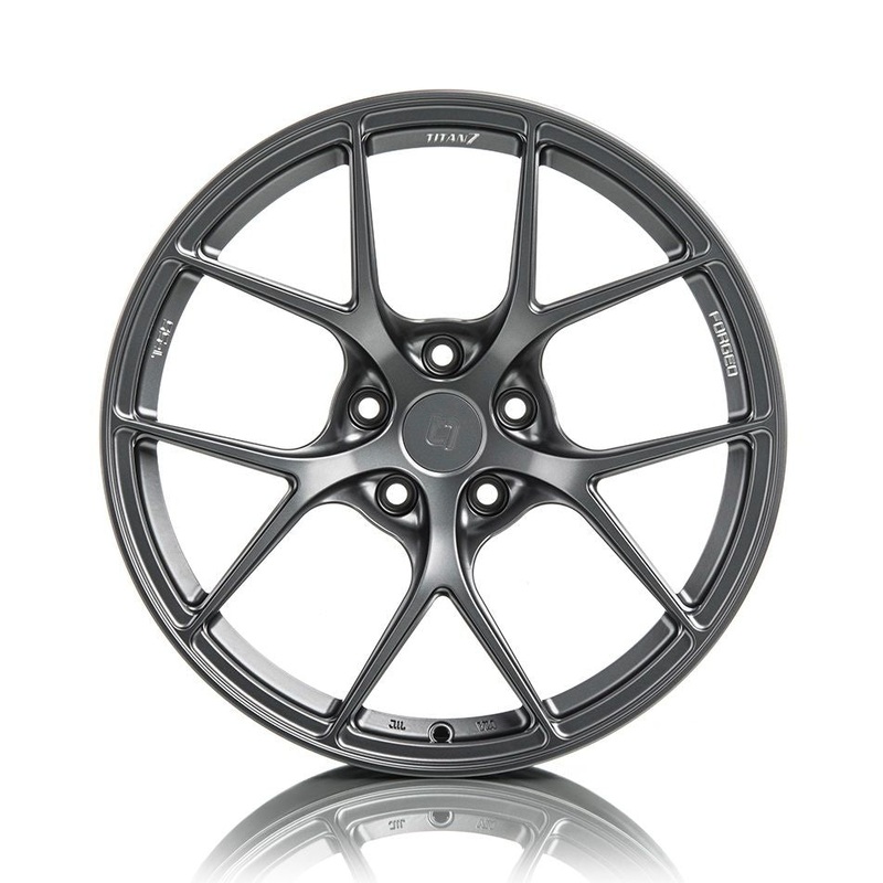 Titan 7 T-S5 Wheel 19×9.5 5×120 22mm Satin Titanium