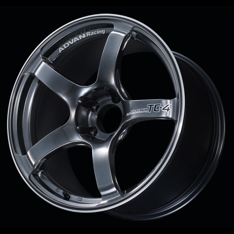Advan TC-4 Wheel – 18×10.0 +25 | 5×114.3 | Racing Gun Metallic & Ring