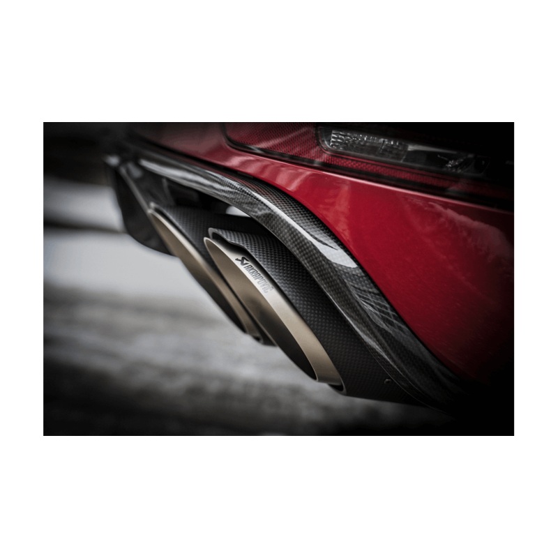 Akrapovic 2017 Porsche Macan Turbo and GTS (95B) Rear Carbon Fiber Diffuser – High Gloss