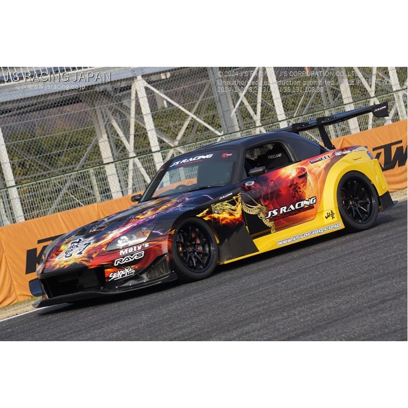 J’s Racing 1800mm 3D Swan-Neck GT Wing – 2000-2009 Honda S2000 (AP1/AP2)