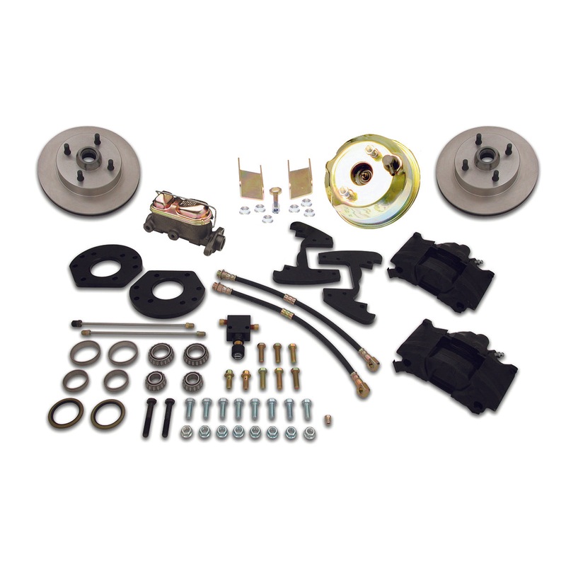New Direct Fit Front Drum to Disc Brake Conversion Kit W/Rotors. A120-5