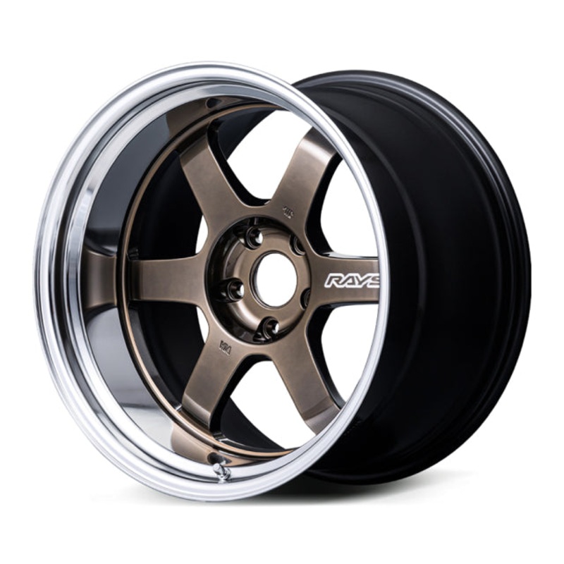 Volk Racing TE37V spec-SR Wheel  – 18×10.5 +15 | 5×114.3 | Shining Bronze Metal w/ FDMC Rim