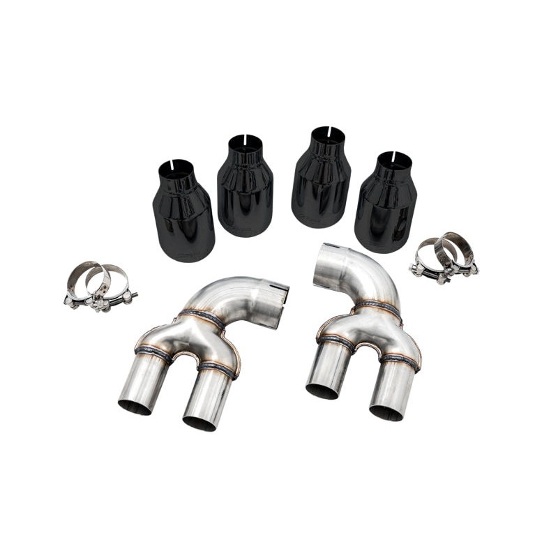 AWE Tuning 2019+ BMW M340i (G20) OE-Config-To-Quad Tip Conversion Kit – Diamond Black Tip