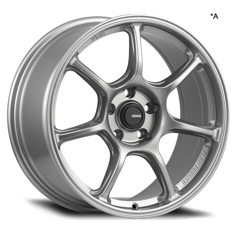 Konig Ultragram 17×8 5×114.3 ET40 Titanium Metallic Knurled Bead