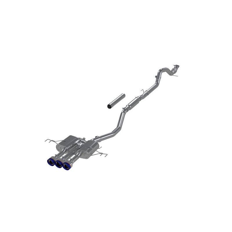 MBRP T304 SS 3.0″ Triple-Exit Cat-Back Exhaust w/ Burnt Tips – 2023+ Acura Integra Type-S (DE5)
