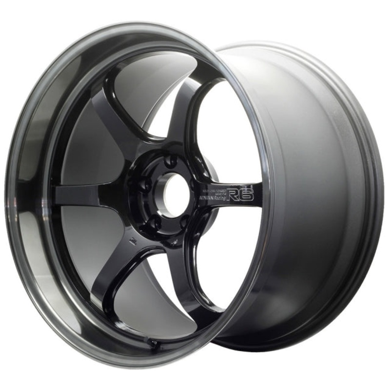 Advan Racing R6 Wheel – 20×10.5 +34 | 5×120 | Machining & Black Coated Graphite
