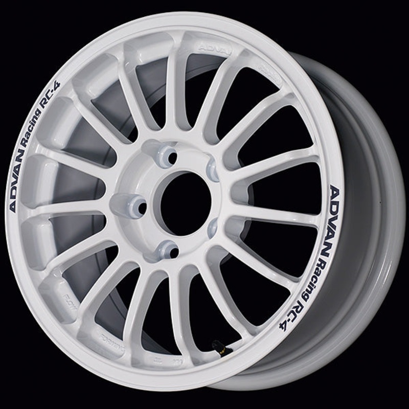 Advan RC-4 Wheel – 15×6.5 +35 | 5×114.3 | Rally White