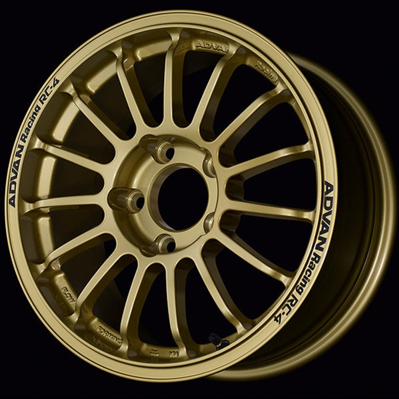 Advan RC-4 Wheel – 15×7.0 +35 | 5×100 | Rally Gold