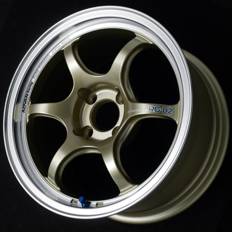 Advan RG-D2 Wheel – 17×7.5 +35 | 4×98 | Machining & Champagne Gold