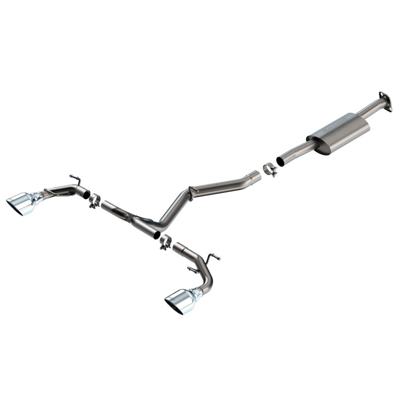 Borla 22-23 Subaru BRZ/Toyota GR86 2.4L RWD AT/MT S-Type Catback Exhaust – Polished Tips
