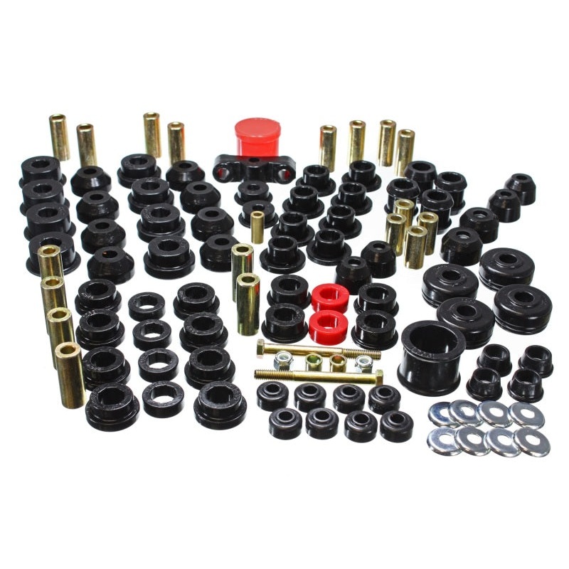 Energy Suspension 88-91 Honda Civic/CRX Black Hyper-Flex Master Bushing Set
