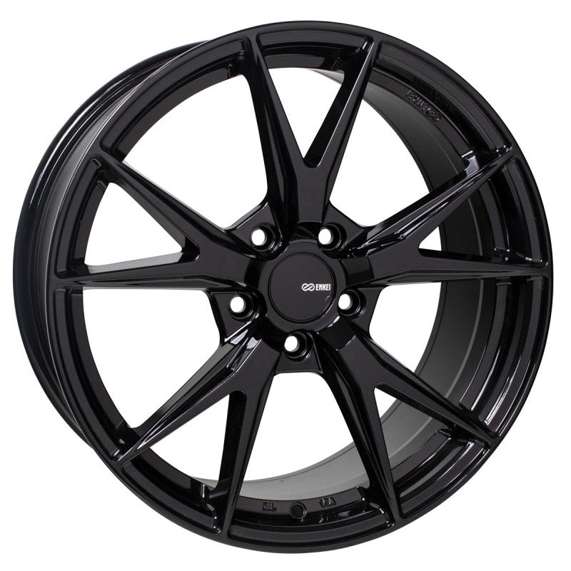 Enkei Phoenix 18×8 35mm Offset 5×114.3 72.6mm Bore Gloss Black Wheel