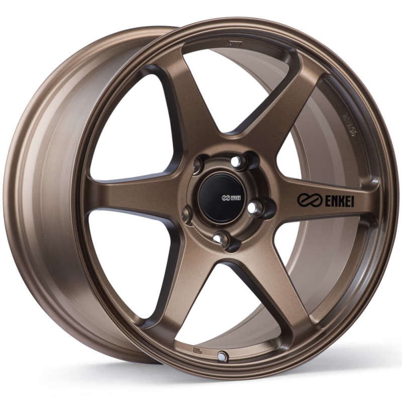 Enkei T6R 18×9.5 45mm Offset 5×100 Bolt Pattern 72.6 Bore Matte Bronze Wheel