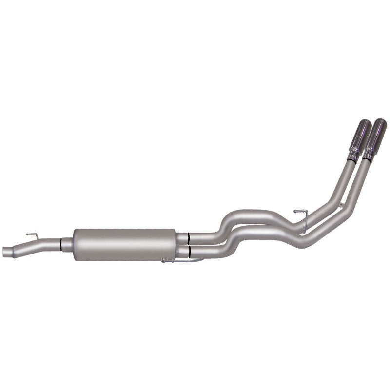 Gibson 11-13 Ford F-150 FX2 5.0L 3in/2.5in Cat-Back Dual Sport Exhaust – Stainless
