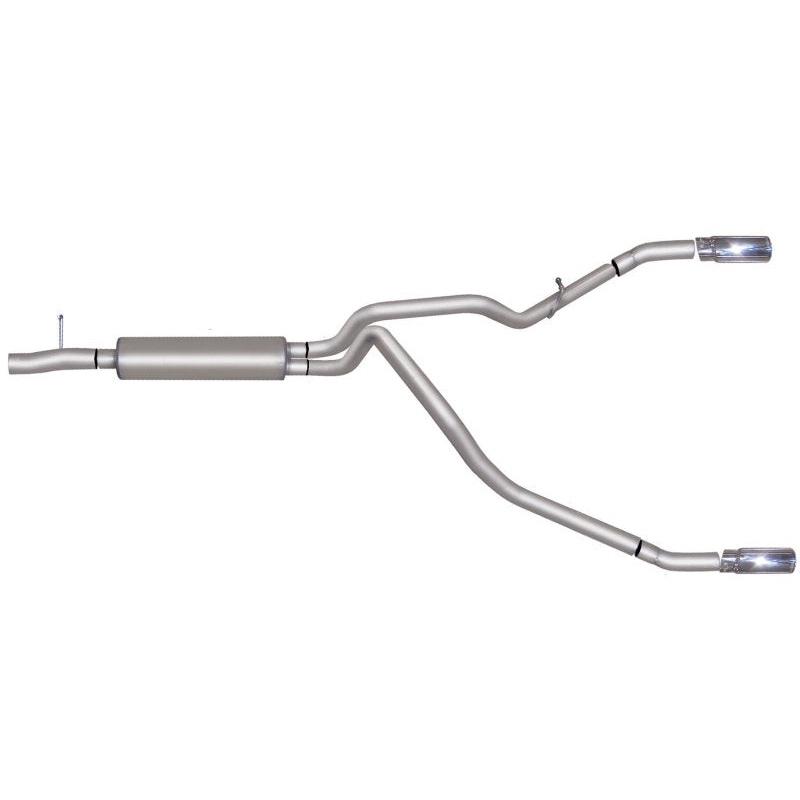 Gibson 11-16 Ford F-250 Super Duty King Ranch 6.2L 2.5in Cat-Back Dual Split Exhaust – Aluminized