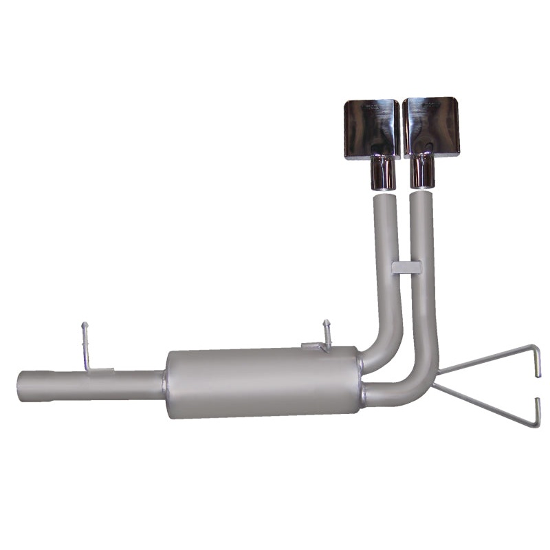 Gibson 99-04 Ford F-250 Super Duty Lariat 6.8L 2.25in Cat-Back Super Truck Exhaust – Aluminized