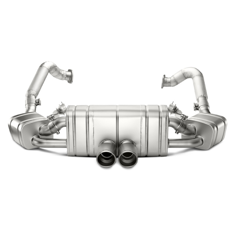 Akrapovic 16-16 Porsche Boxster Spyder / Cayman GT4 (981) Slip-On Line (Titanium) w/ Titanium Tips
