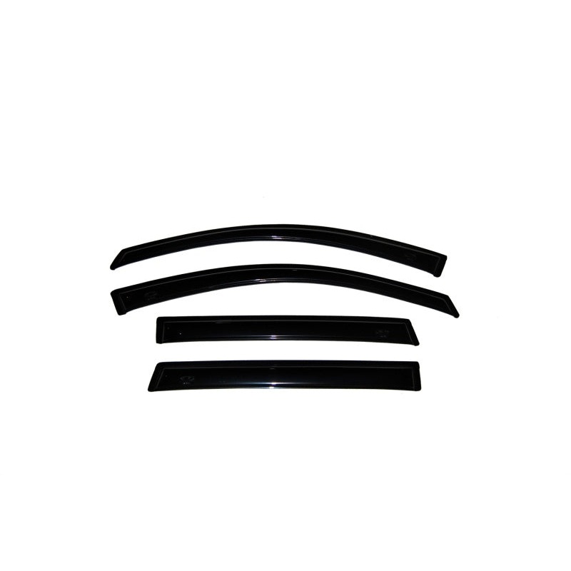 AVS 07-13 Toyota Yaris (Excl. Hatch) Ventvisor Outside Mount Window Deflectors 4pc – Smoke