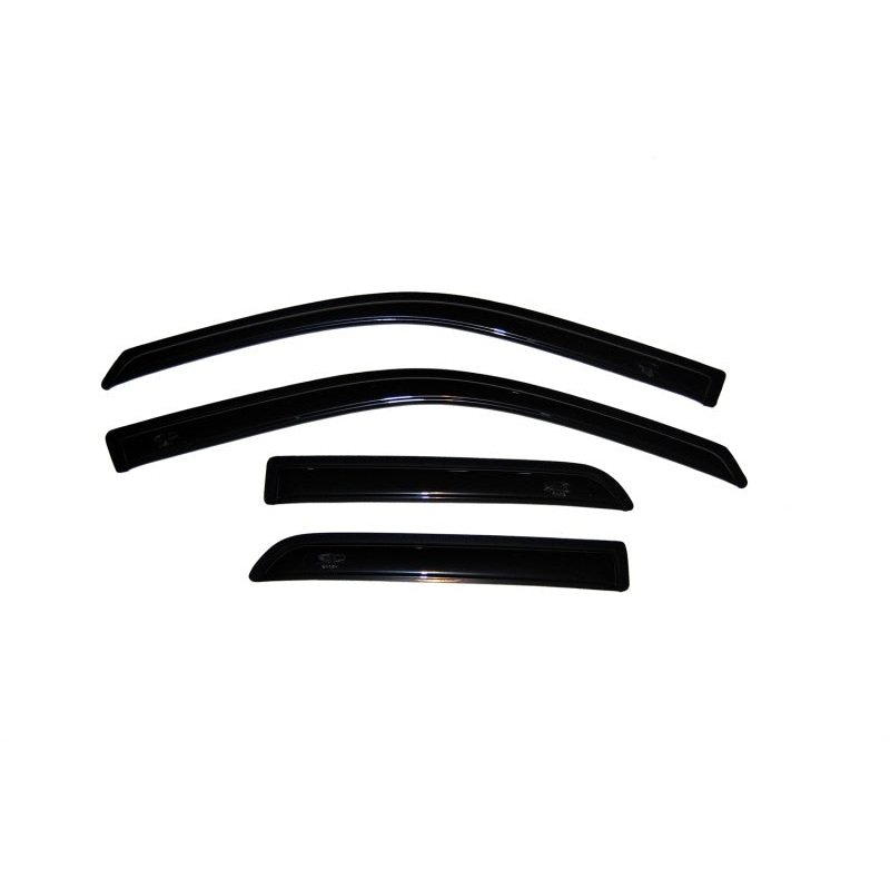 AVS 09-18 Dodge RAM 1500 Quad Cab Ventvisor Outside Mount Window Deflectors 4pc – Smoke