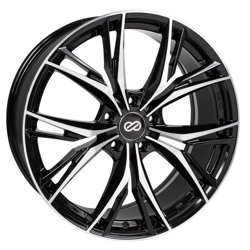Enkei ONX 18×8 5×110 40mm Offset 72.6mm Bore Black Machined Wheel