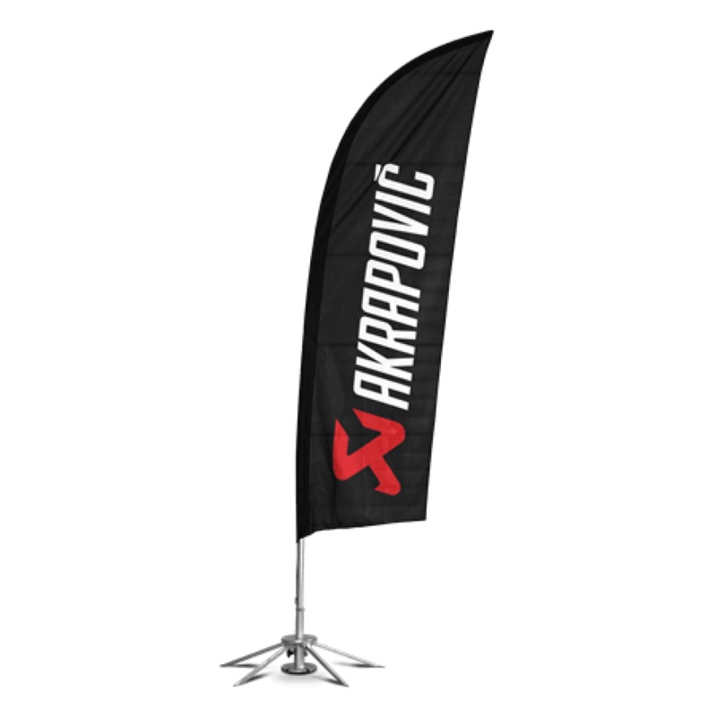 Akrapovic Self-standing flag set