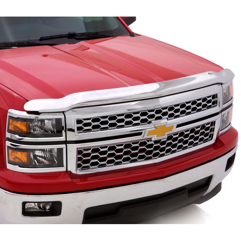 AVS 09-14 Ford F-150 (Excl. Raptor) High Profile Hood Shield – Chrome