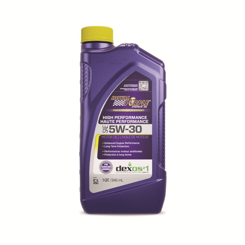 Royal Purple Synthetic High Performance 5W-30 Motor Oil (Canada) – 1 Quart