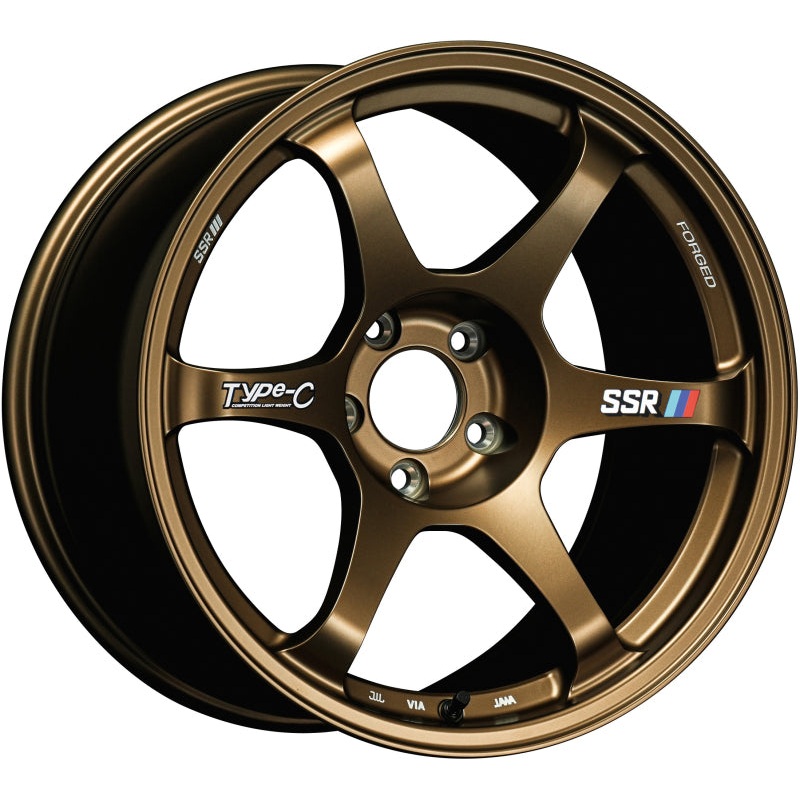 SSR Type-C Forged 18×8.5 +44 5/112 – Racing Bronze Wheel