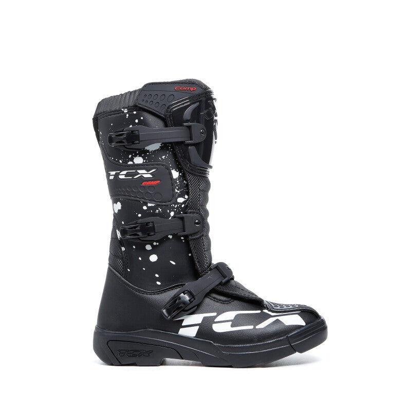 TCX Comp-Kid Boot Black/Black/White Size – 33