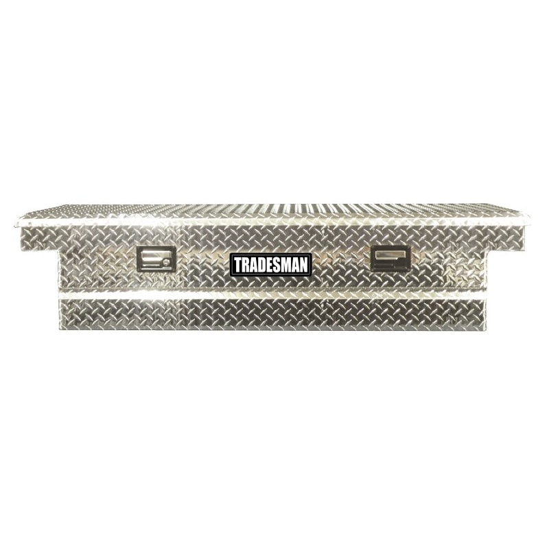 Tradesman Aluminum Economy Cross Bed Truck Tool Box (70in./Front Opening) – Brite