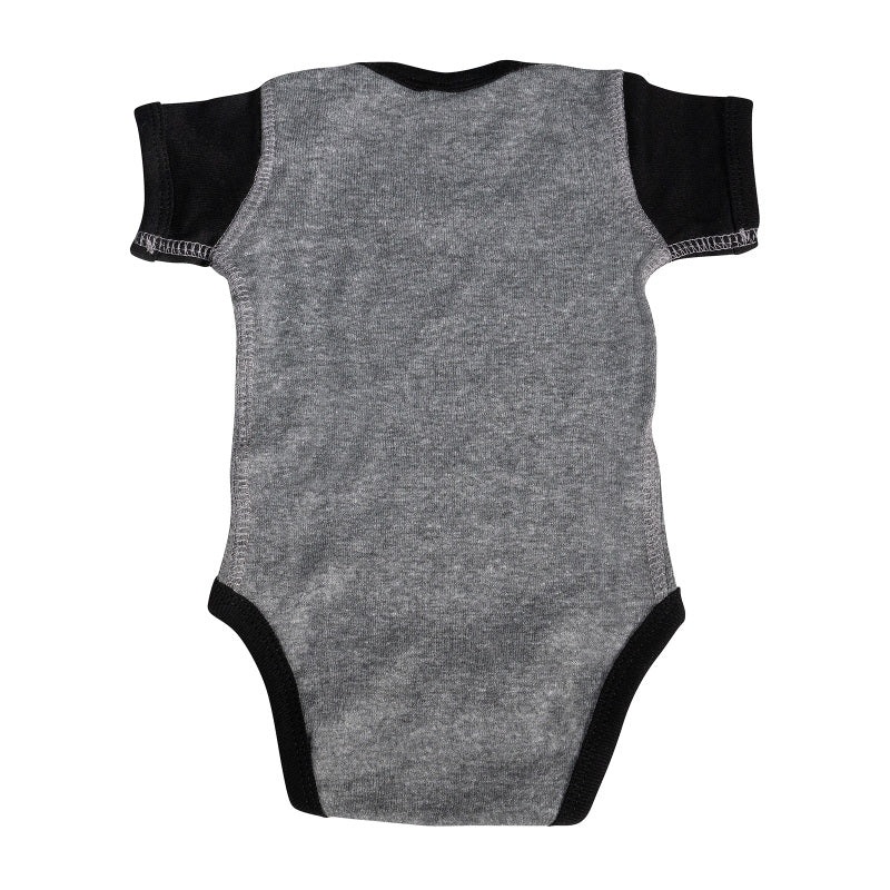 Turn 14 Distribution Baby Onesie – Grey