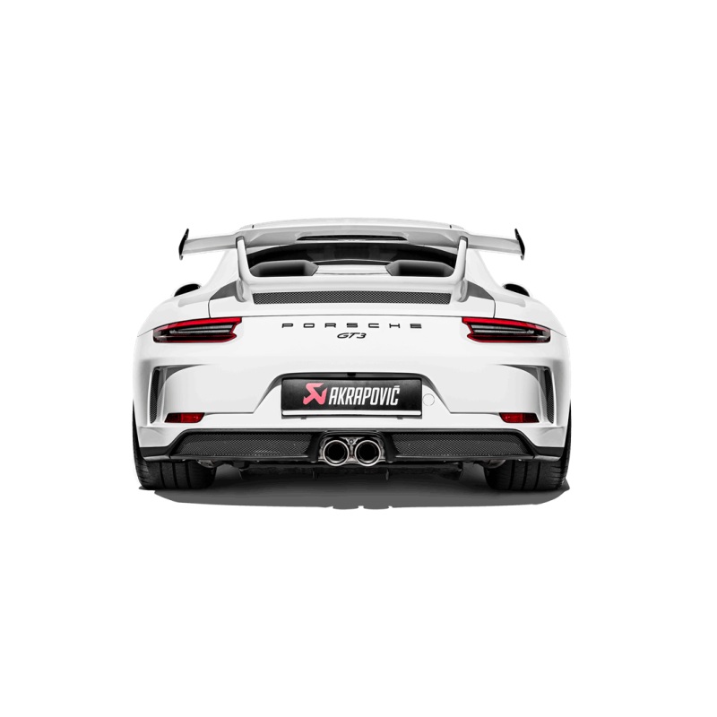 Akrapovic 2018 Porsche 911 GT3 (991.2) Slip-On Race Line (Titanium) w/Header/Link Pipes/Tail Pipes