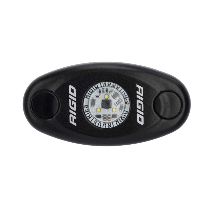 Rigid Industries Rigid A-Series LED Rock Light Kit – High Power / Amber / 6pk (RIG400293)