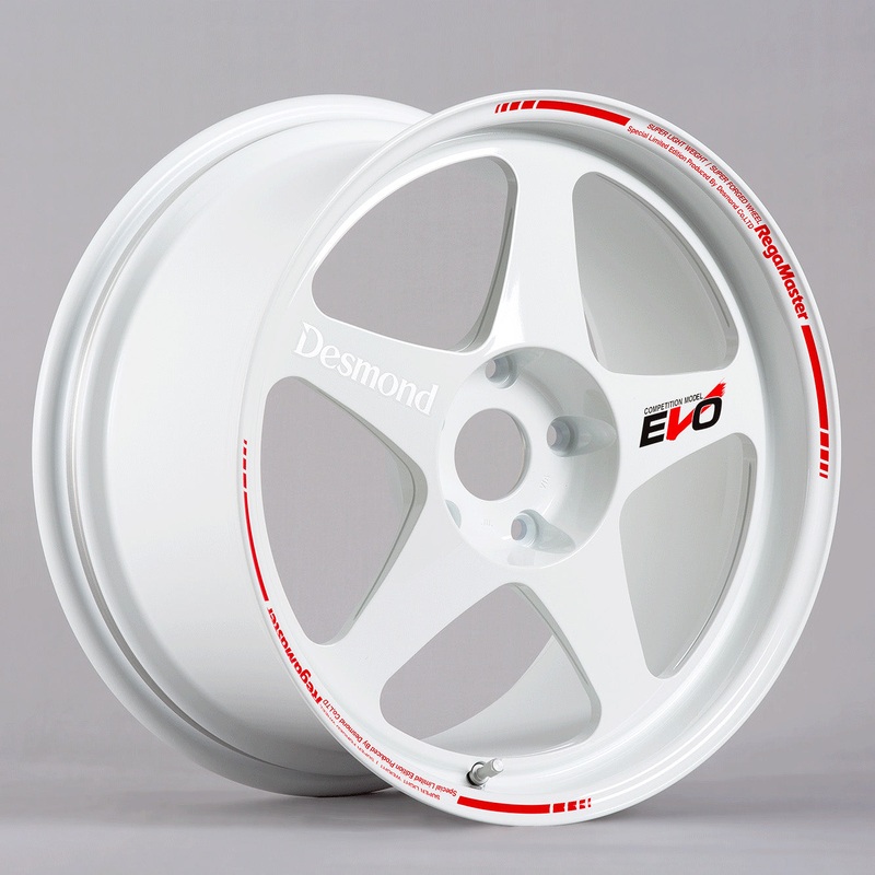 Desmond Regamaster EVO II 18×9.5 +30 5×114.3 Gloss White (SET)