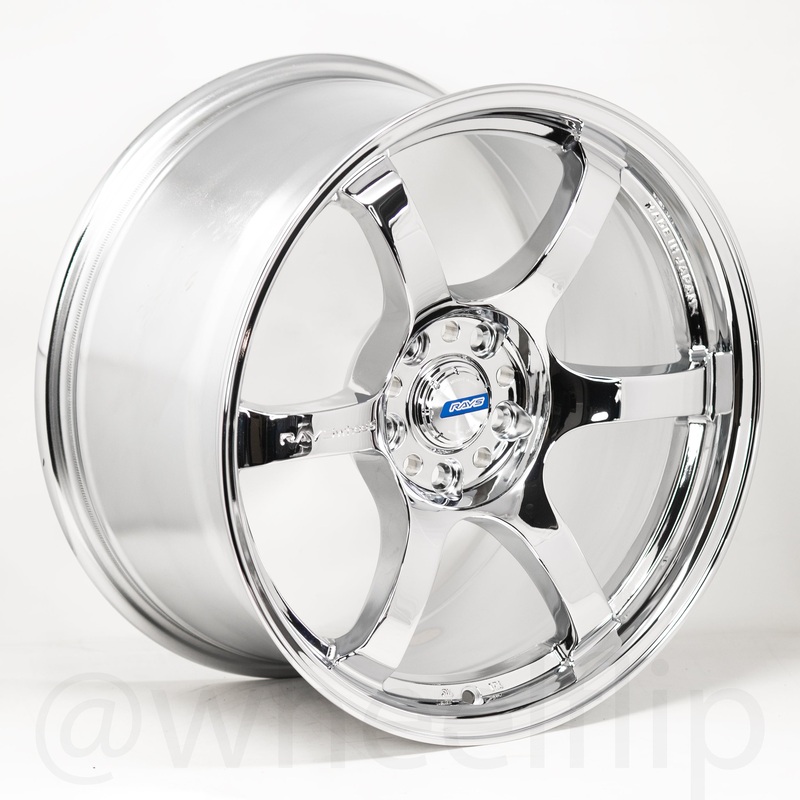 Gram Lights 57DR 18×9.5 +38 5×120 Chrome Plating (SET)