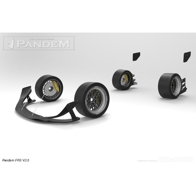 GReddy Pandem Wide Body V3 Front Canards | 2013-2016 Scion FR-S (17010283)