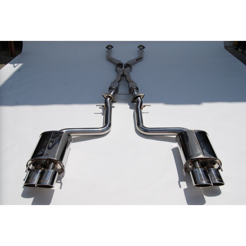 Invidia Rolled Stainless Steel Quad Tip Cat-Back Exhaust | 2014+ Lexus RC-F Q300 (HS14LRF3SH)