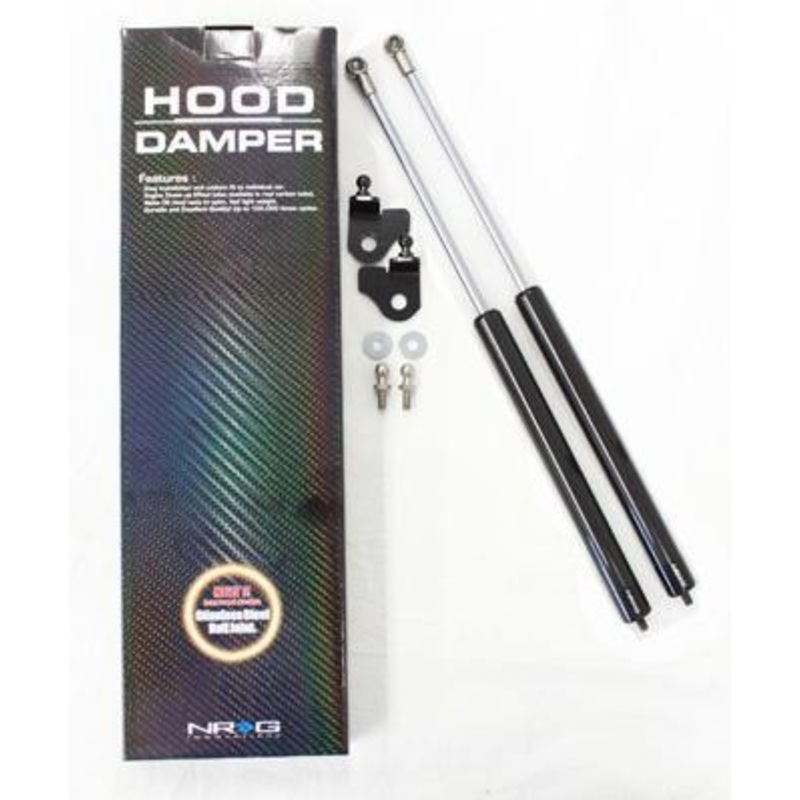 NRG 00-04 Ford Mustang Hood Damper Kit Carbon Fiber