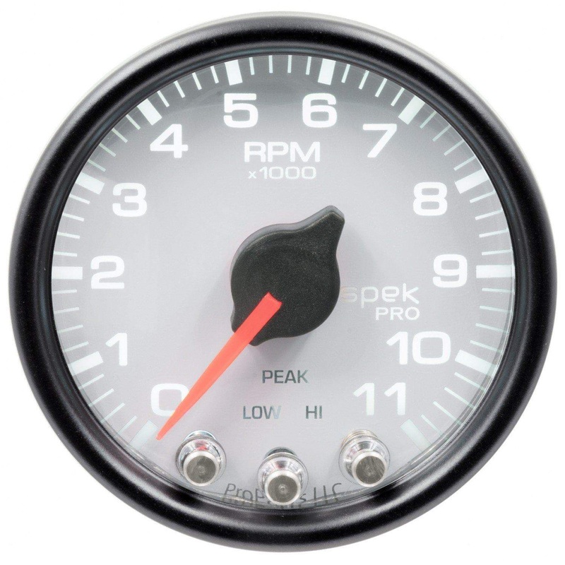 Autometer Spek-Pro 2 & 1/16″ Tachometer w/ Shift Light 11K RPM