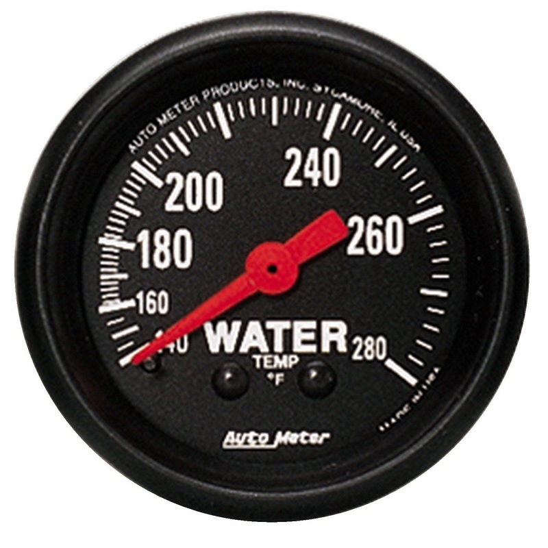 Autometer Z Series 2 1/6inch 140-280 Degree F Mechanical (2606)