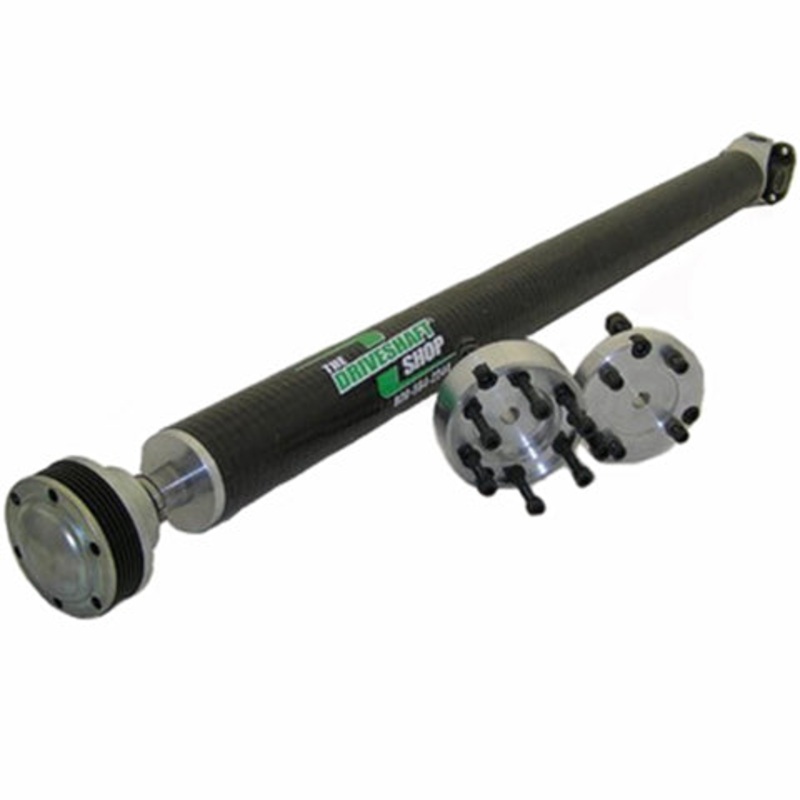 Driveshaft Shop 2-Piece Carbon Fiber Rear Driveshaft | 2008-2015 Mitsubishi Evo X (610169)