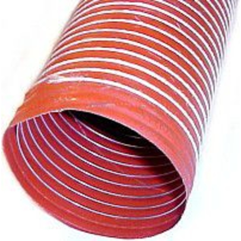 4′ ID Single-Ply Orange Silicone Duct Hose (11ft)